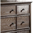 ACME Baudouin 9 Drawer Wooden Dresser in Weathered Oak
