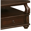 ACME Amado Rectangular 4-Drawer Wooden Coffee Table with Open Shelf in Walnut
