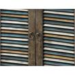 ACME Glancio 2 Doors Wooden Console Table with 2-Drawer in Antique Oak and Teal