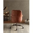 ACME Hamilton Leather Swivel Office Chair in Cocoa