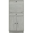 ACME Wiesta Engineered Wood  Wine Cabinet with Drawer in Antique White