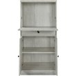 ACME Wiesta Engineered Wood  Wine Cabinet with Drawer in Antique White