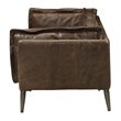 ACME Porchester Leather Sofa in Distress Chocolate