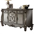 ACME Versailles 5 Drawer Wooden Dresser with 2 Doors in Antique Brown Platinum