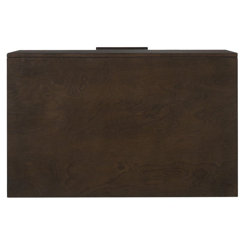 ACME Merveille Square Wood and Metal 2-Drawers Nightstand in Espresso