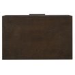 ACME Merveille Square Wood and Metal 2-Drawers Nightstand in Espresso