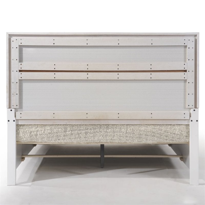 ACME Naima Queen Wooden Storage Bed in White