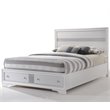 ACME Naima Queen Wooden Storage Bed in White