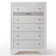 ACME Naima Wood 6-Drawers Bedroom Chest in White