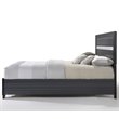 ACME Naima Eastern King Bed with Storage in Black