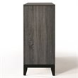 ACME Valdemar Metal and Wood Bedroom Dresser in Weathered Gray