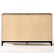 ACME Valdemar Metal and Wood Bedroom Dresser in Weathered Gray
