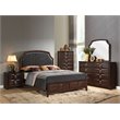 ACME Lancaster Mirror in Espresso