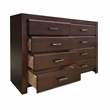ACME Oberreit Wood 8-Drawers Bedroom Dresser in Walnut