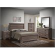 ACME Lyndon Mirror in Weathered Gray Grain