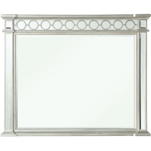 ACME Varian Rectangular Wooden Mirror in Mirrrored  Finish