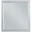 ACME Louis Philippe III Wood Mirror in Platinum and White