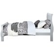 ACME Louis Philippe Eastern King Bed in Platinum