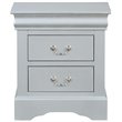 ACME Louis Philippe Nightstand in Platinum