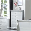ACME Louis Philippe Chest in Platinum