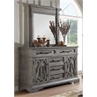 ACME Artesia Square Wooden Dresser Mirror in Salvaged Natural