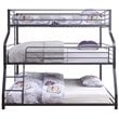 ACME Caius II Triple Bunk Bed in Gunmetal