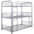 ACME Cairo Triple Twin Bunk Bed in Silver