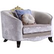 ACME Sheridan Chair with 2 Pillows in Cream Fabric