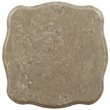 ACME Gorsedd Square Marble Top End Table in Golden Ivory