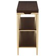 ACME Eschenbach Rectangular Wooden Sofa Table with 2 Shelves in Cherry