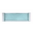 Acme Nysa Sofa Table in Mirrored and Faux Crystals