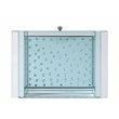 Acme Nysa End Table in Mirrored and Faux Crystals