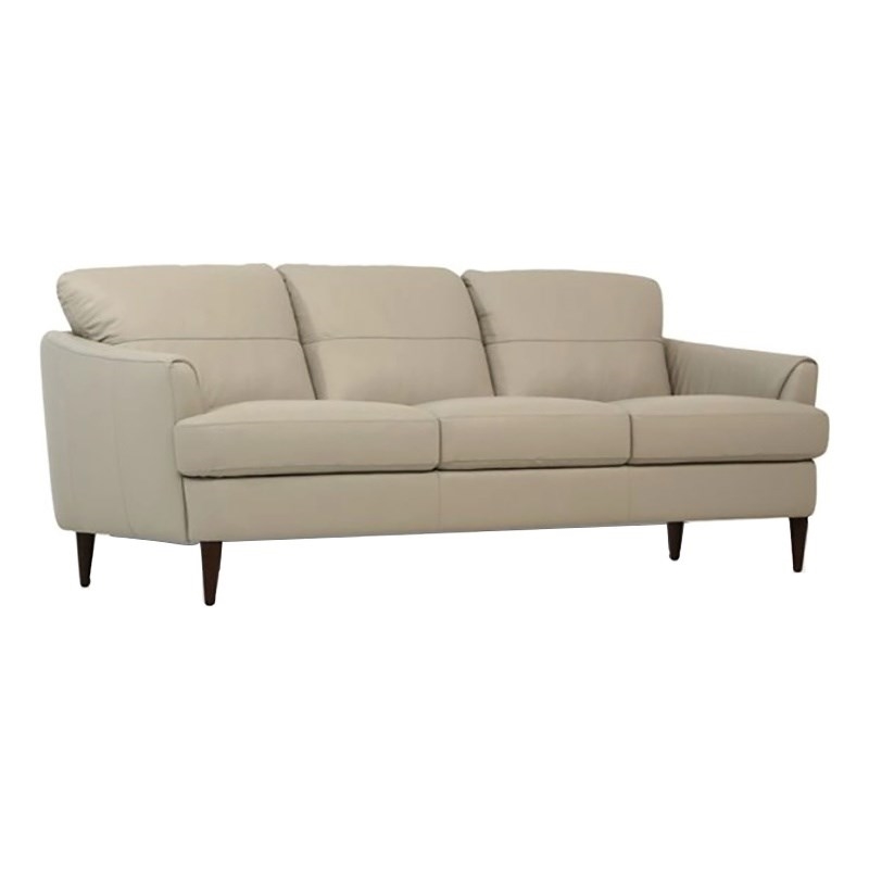 ACME Tacoma Leather Sofa in Beige