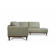 ACME Tampa Right Facing Leather Sectional in Airy Green