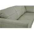 ACME Tampa Right Facing Leather Sectional in Airy Green