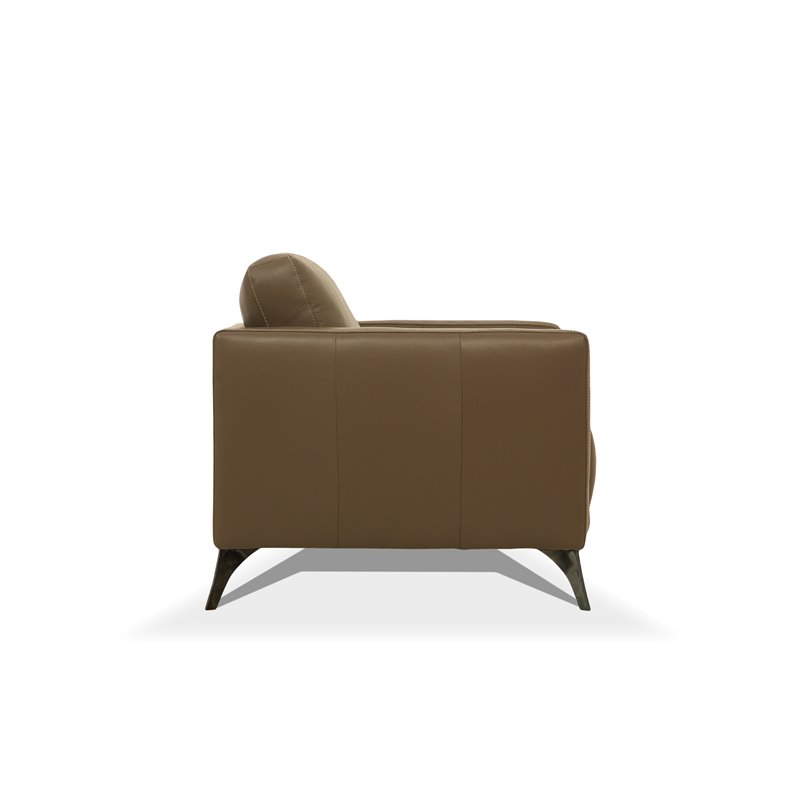 ACME Malaga Leather Sofa in Espresso Chocolate