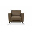 ACME Malaga Leather Accent Chair in Espresso