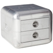 ACME Brancaster 2 Drawer End Table in Chrome