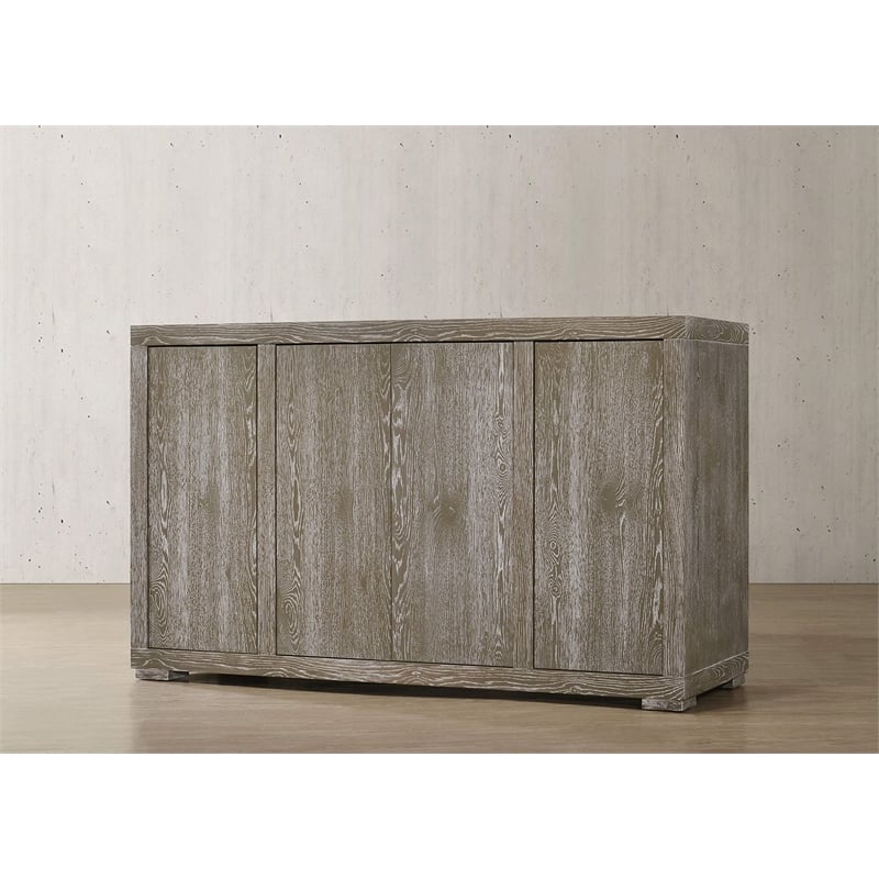 ACME Gabrian Server in Reclaimed Gray
