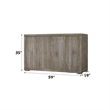 ACME Gabrian Server in Reclaimed Gray