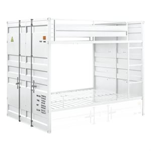 ACME Cargo Full over Full Bunk Bed in White