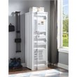 ACME Cargo Wardrobe Metal Armoire with 1 Door in White