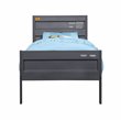 ACME Cargo Twin Panel Kids Bed in Gunmetal