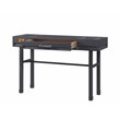 ACME Cargo Wood Vanity Desk in Gunmetal Gray