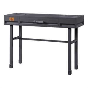 ACME Cargo Wood Vanity Desk in Gunmetal Gray