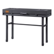 ACME Cargo Wood Vanity Desk in Gunmetal Gray