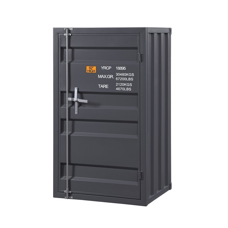 ACME Cargo Chest with 1 Door in Gunmetal