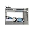 ACME Allentown Twin/Twin Bunk Bed w/Storage Ladder & Trundle in Gray