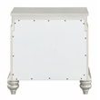 ACME Maverick 2-Drawer Wooden Nightstand in White Platinum