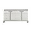 ACME Maverick 9-Drawer Wooden Dresser in White Platinum
